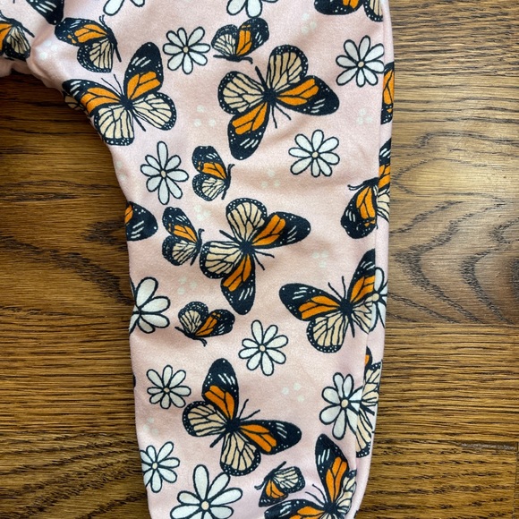 Boujee Little Babes Baby Girl Butterfly Print  Halter One Piece Romper Size 2T - Picture 5 of 11